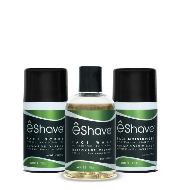 eshave set of skincare products for men