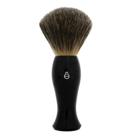 eshave shaving brush fine badger hair black handle