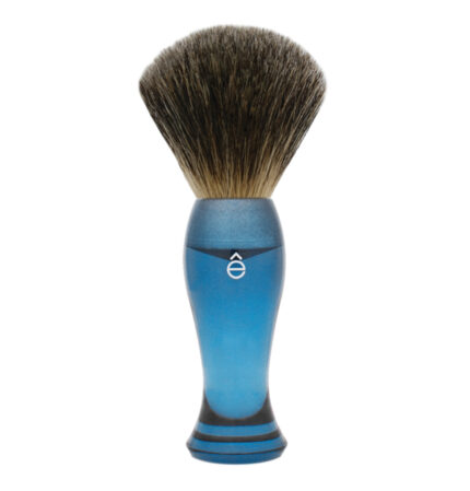 eshave shaving brush fine badger hair blue handle