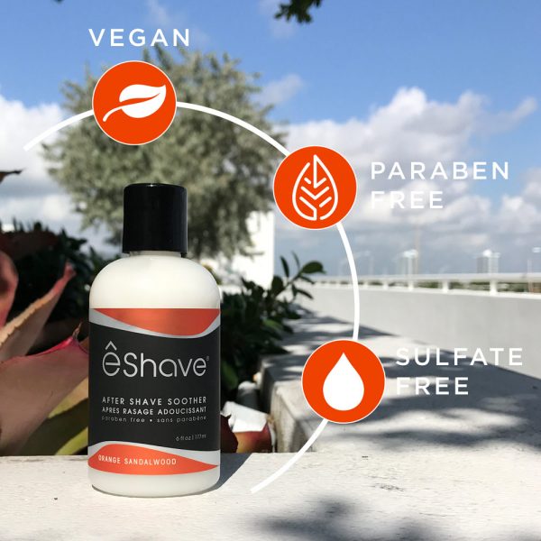 eshave after shave soother orange sandalwood vegan