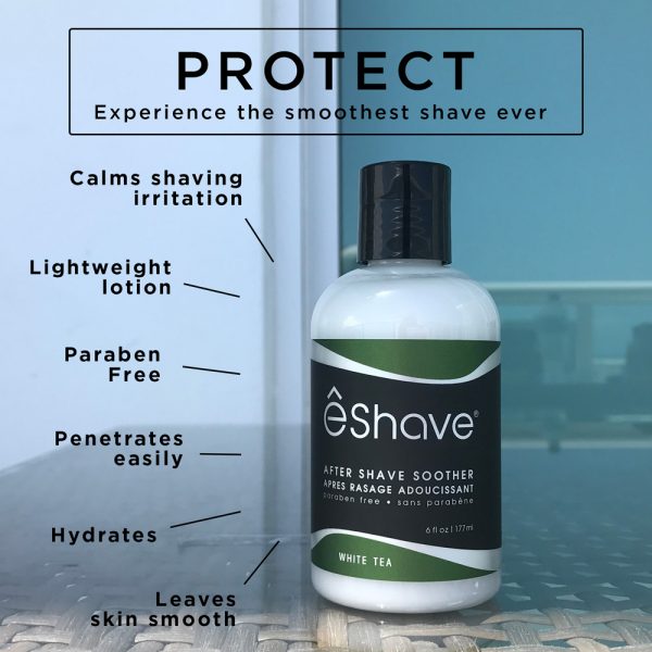 eshave after shave soother white tea protect