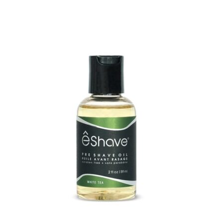 eshave pre shave oil white tea 2 oz